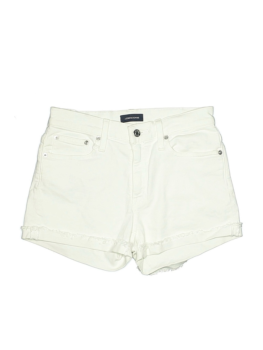 J. Crew White Jean Shorts